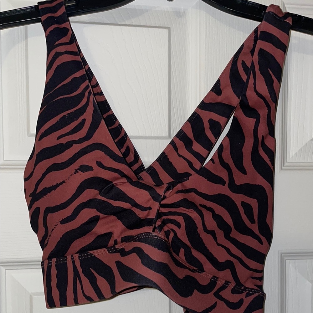 Fabletics Zebra Print Bra
